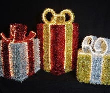 Beleuchtete Weihnachtsgeschenke