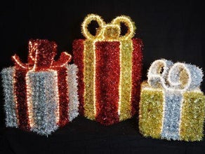 Beleuchtete Weihnachtsgeschenke