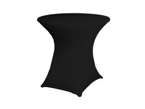 Stehtischhusse Stretchhusse Stehtischdecke schwarz