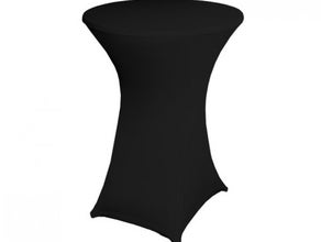 Stehtischhusse Stretchhusse Stehtischdecke schwarz