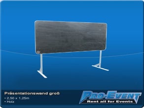 Präsentationswand groß