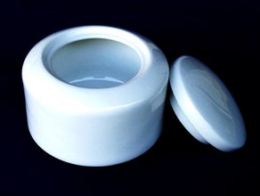 Zuckerdose weiß inkl. Deckel