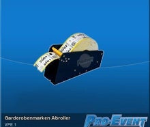 Garderobenmarken Abroller