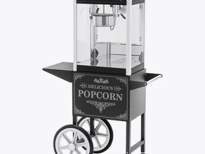 Popcornmaschine schwarz