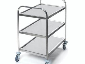 Servicewagen / Servierwagen mit 3 Etagen
