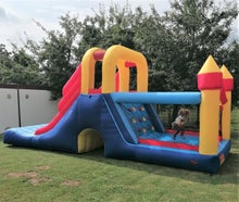 Hüpfburg Double mega Slide
