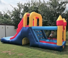 Hüpfburg Double mega Slide