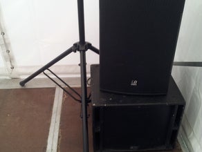 Party Musikanlage Sound System für 10-35 Personen 2x250Watt max