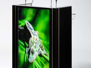 "The One" Rednerpult mit Bildschirm, Höhenverstellbar, wechselbare Optik