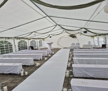 Zu Vermieten: Partyzelte in verschiedenen Größen