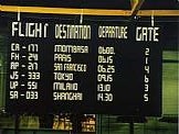 Anzeigetafel, Tafel, Flugzeug, Flughafen, Abflugtafel, Terminel