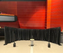Sichtschutz  / Raumteiler / Pipe and Drape / room divider
