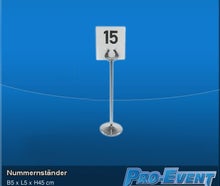 Nummernständer