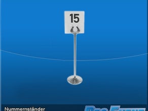 Nummernständer