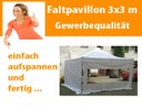 wasserdichter Falt Pavillon 3x3 m