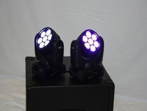2x LED Movinlight / Movinghead,  Lichtanlage, Lichteffekt, Lichttechnik