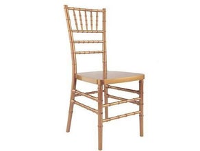 Chiavari Stühle mieten in Gold inkl. Sitzkissen Hochzeit Holz Stühle Goldene Tiffany Verleih in 33647 Bielefeld