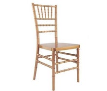 Chiavari Stühle mieten in Gold inkl. Sitzkissen Hochzeit Holz Stühle Goldene Tiffany Verleih in 33647 Bielefeld