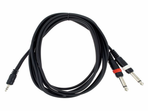 3,5mm Klinke auf 6,3mm Klinke Kabel 1,5 m mieten – Kabel & Adapter