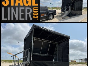 Mobile Bühne, Trailerbühne, Bühne Stageliner 15, Spielfläche 5x3m
