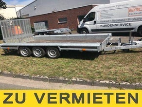 Baumaschinenanhänger 3500 kg