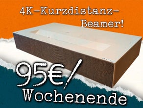 Der High-End-Kinoabend für Zuhause: Mieten Sie den LG HU915QE CineBeam 4K Ultrakurzdistanz-Laser-TV!