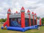 XL Hüpfburg mit zwei Rutschen - Ritterburg Rot 6x8m - Galerie - Bild 4