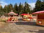 "Sommeraktion Jahrmarkt", Verkaufshütte, Hütte, Zaunelemente, Glücksrad, Caroussell, Hau den Lukas, Stehtische mit Hussen - Galerie - Bild 3