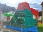 Profi Hüpfburg Luftburg Springburg Dino Vulkan mit Rutsche Jungentraum günstig leihen mieten in Mittelfranken Nürnberg Fürth Erlangen Ansbach Schwabach Lauf Zirndorf Roth - Galerie - Bild 2