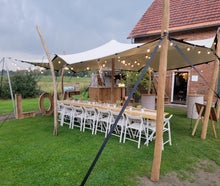 Partyzelt, Stretchzelt für dein Event – Hochzeit, Freie Trauung, Geburtstag & mehr! 🌟