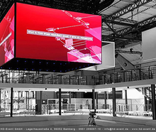 LED-Videowand für Messe, Konferenz oder Präsentation mieten | hochauflösende P2 Indoor Videowand vom Profi | INFiLED INTI 2,6mm Blackface & Blackbody SMD LED | inkl. Zubehör und Aufbau für Messe, Konferenz oder Präsentation
