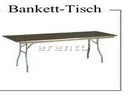 Bankett-Tisch - 1,80 m x 0,80 m