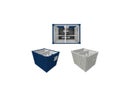 Sanitärcontainer Damen/Herren 10 Fuß 3,00x2,50m