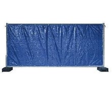 Sichtschutzplane blau