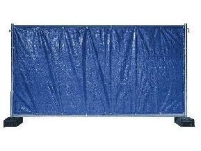 Sichtschutzplane blau