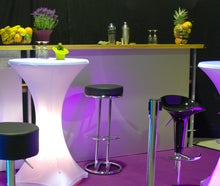 Cocktailbar mit Edelstahlfront inkl. 19% MwSt.