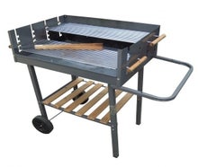 Holzkohlegrill / Stahlgrill / Partygrill / 110cm x 91 cm