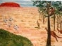 Ayers Rock - Kulisse, Australien - roter Felsen - Känguru, Kulisse - Galerie - Bild 2