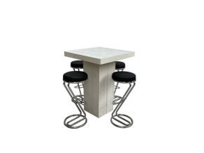 Woodlounge Stehtischset Z-schwarz 4P. mieten – Stehtisch, Bistrotisch, Hochtisch, Partytisch
