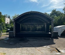 Rundbogen Bühne 8x6m / 48qm (GT-RBB8x6 Bühnendach)