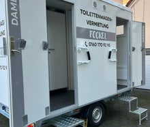 Toilettenwagen 2x Damen 1x Herren 1x Urinal