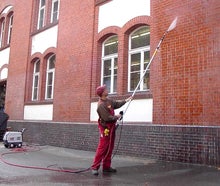 Hochdruckreiniger mit Teleskoplanze als SET zur Reinigung von Fassaden