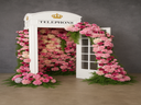Florale Telefonzelle, Selfie Point, Fotopoint, Eventdekoration, Centerdekoration, Promotion, Messe, Branding