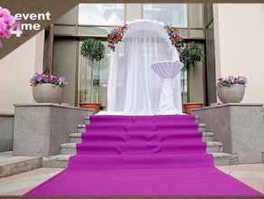 Hochzeitsteppich lila inkl. Versand 48 Std. deutschlandweit