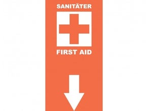 Fahne - Sanitäter
