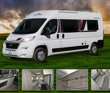 Fiat Toleno L – 2-Personen-Wohnmobil mit Dusche, WC & Küche.
