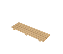 Holzbodenelement 2m
