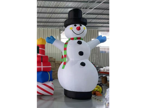 Schneemann, aufblasbar mit Gebläse, 2,5m Höhe