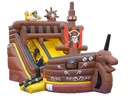 Rutsche Piratenschiff Hüpfburg Springburg