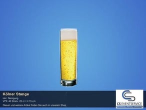 Kölner Stange Kölschglas Bierglas Kölsch